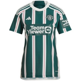 Camisola Manchester United Mulher 2º Equipamento 2023-24 Manga Curta